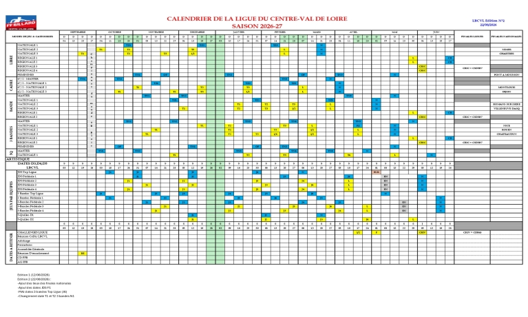 Calendrier sportif 2026-2027 V2
