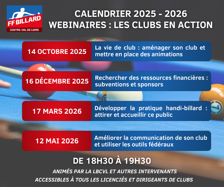 Webinaires 2025 2026